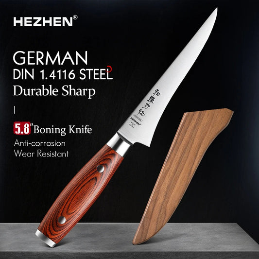 KD 5.8 Inch Boning Knives German DIN1.4116 Steel Kitchen Knife