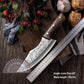 KD Stainless Manganese Steel Meat Cutting Knives Forging Butcher Knife