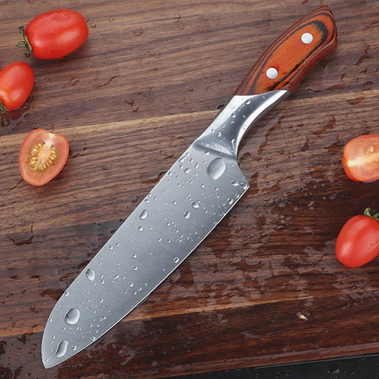 KD Stainless Steel Santoku Knives Germany 4Cr13 Chef Knife