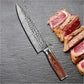 KD Damascus Kitchen Knife Stainless Steel Chef's Knife
