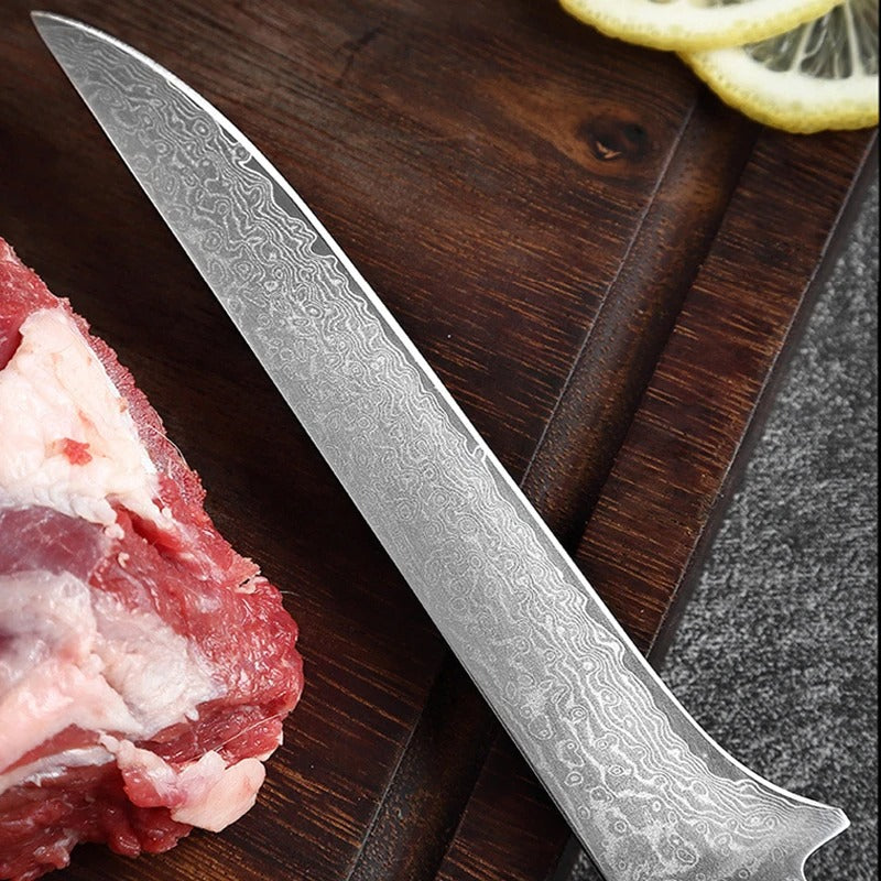 KD 5.5 Inch Boning Knife 67 Layer Damascus Steel Boning Cut Meat Knife v