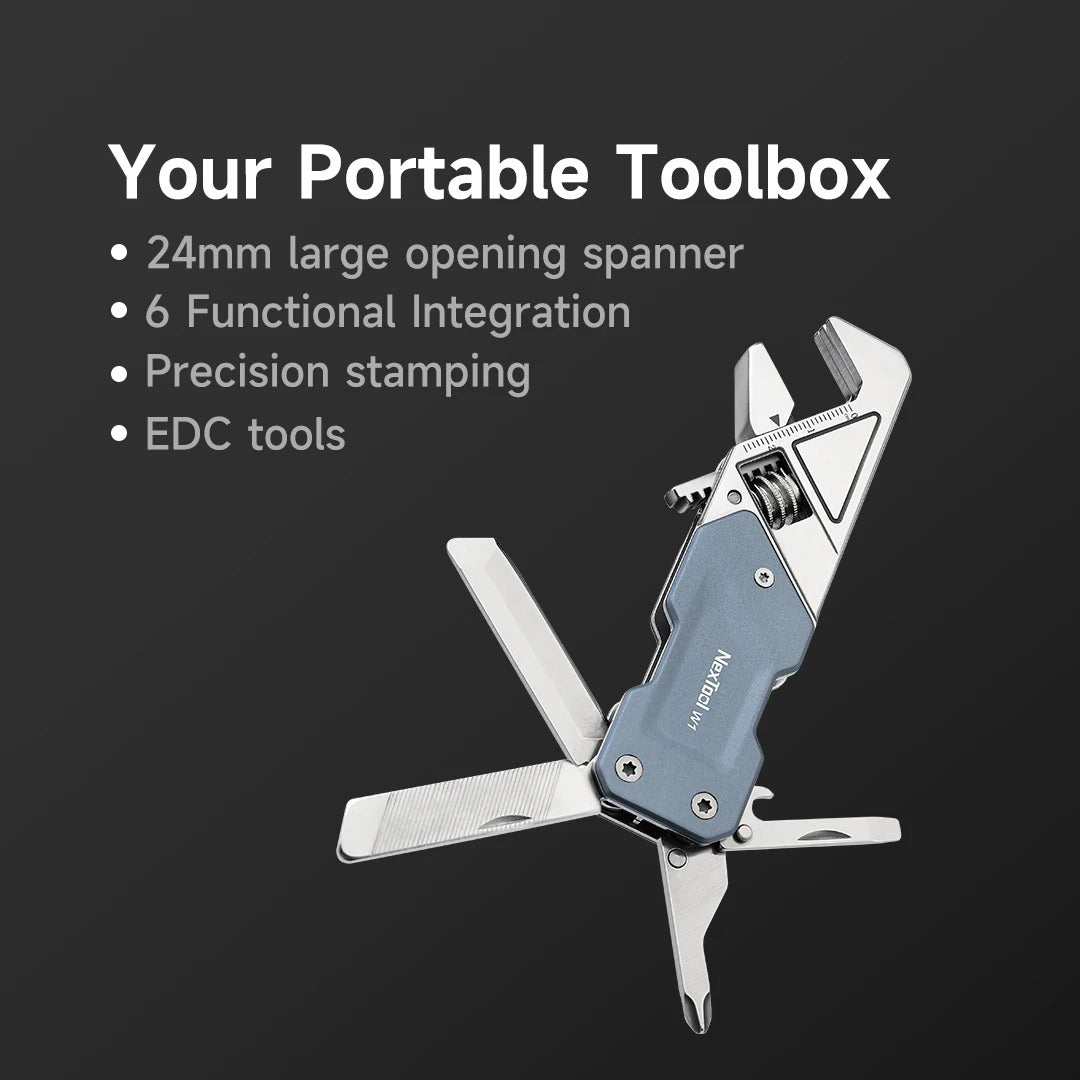 KD Multi-functional Mini Wrench Multi-tool Portable Folding Knife