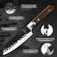 KD 5 Inch Santoku Knife High Carbon Stainless Steel Blade Japanese Chef Kitchen Knife