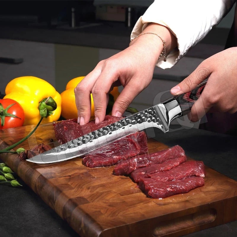KD Handmade Stainless Steel Kitchen Chef Boning Knife Butcher Knife