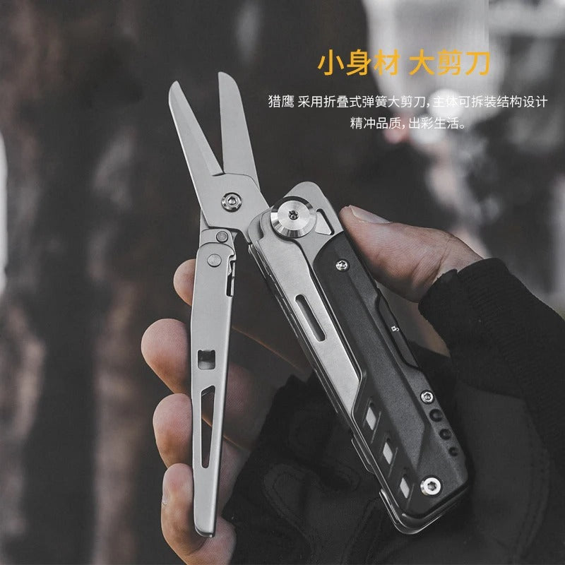 KD Multifunctional Pocket Knife Multi Purpose Scissors Folding Knife Tools 