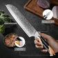 KD Santoku Knife 7 inch Kitchen Knife VG10 Damascus Steel Ultra Sharp Chef's Knife