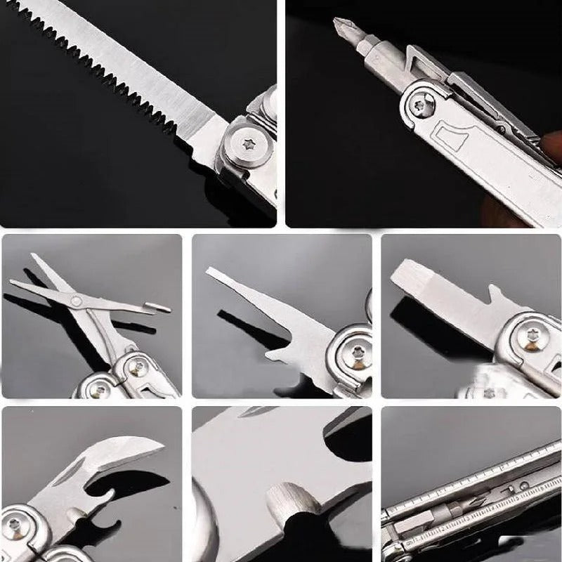 KD Multifunctional Clamps 7CR17MOV Folding Knife Tools Multitools Pliers