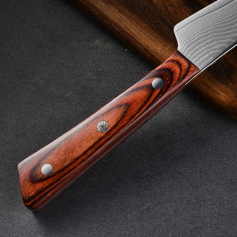 KD Damascus Steel Handmade Forged Boning Knife Kitchen Tool