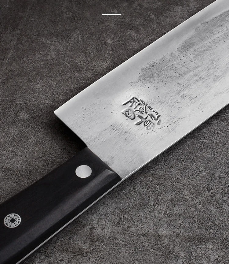 KD 7 Inch Nakiri Kitchen Knife Forged High Carbon Steel Knife