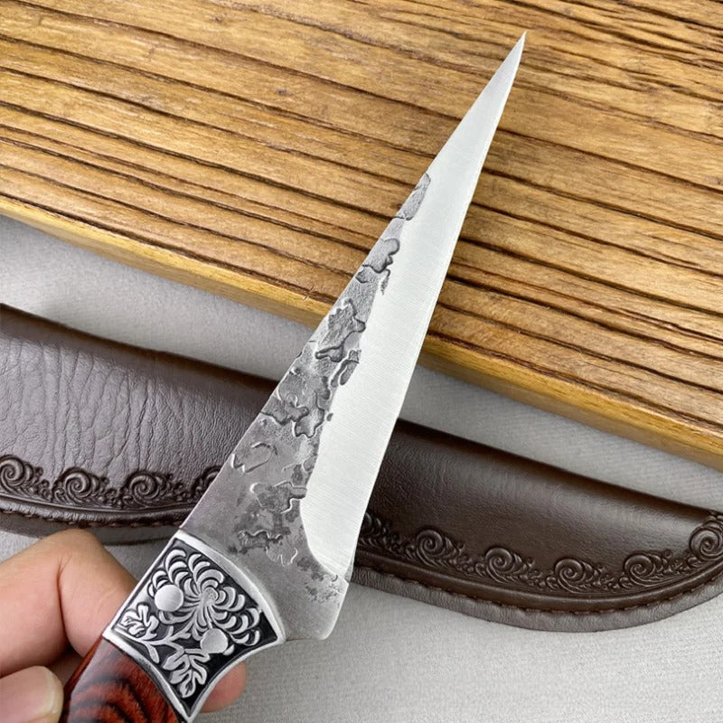 KD Hand Forged Steel Boning Knife Chef's Knives Kitchen Tool