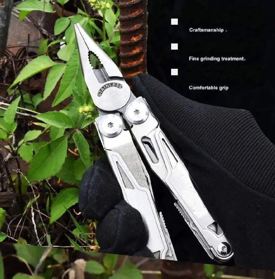 KD Multifunctional Clamps 7CR17MOV Folding Knife Tools Multitools Pliers