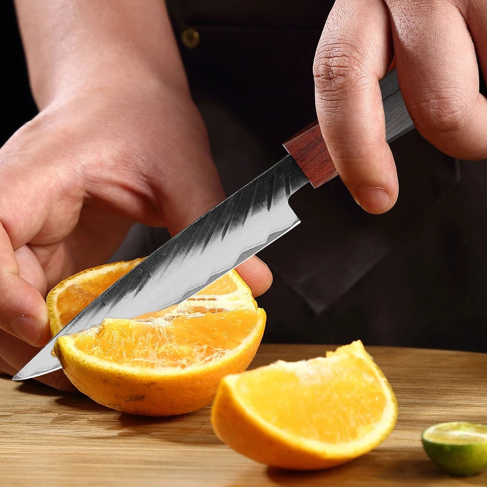 KD 5 Inch 3-layer Composite Steel Utility Kitchen Knife