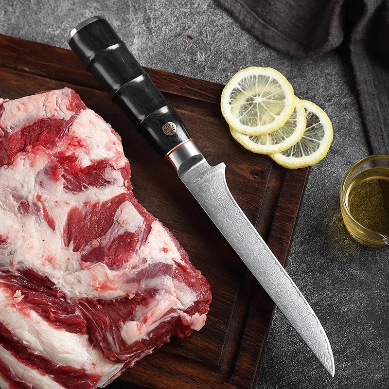 KD 5.5 Inch Boning Knife 67 Layer Damascus Steel Boning Cut Meat Knife v