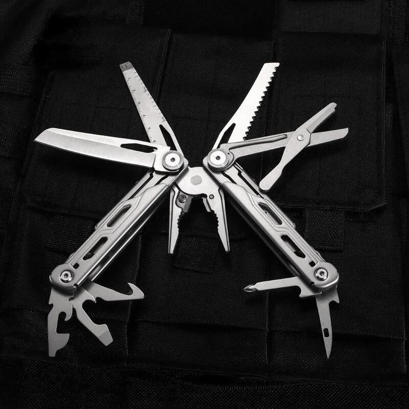 KD Multi Folding Pocket Knife Plier Multi-purpose Camping Tools Set