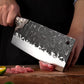 KD 7" Cleaver Chef Knife High Carbon Steel Kitchen Knife
