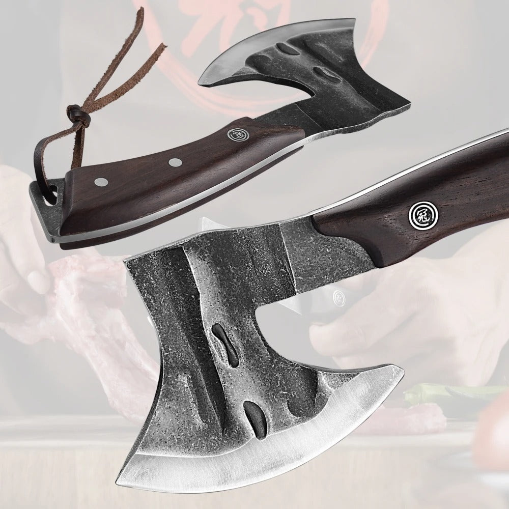 KD Chef's Boning Knife Hand Forged Axe Bones Chopping Tool 