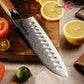 KD Japanese Kitchen Santoku Knife 7 Inch Damascus Steel 67 Layers Cooking Tools