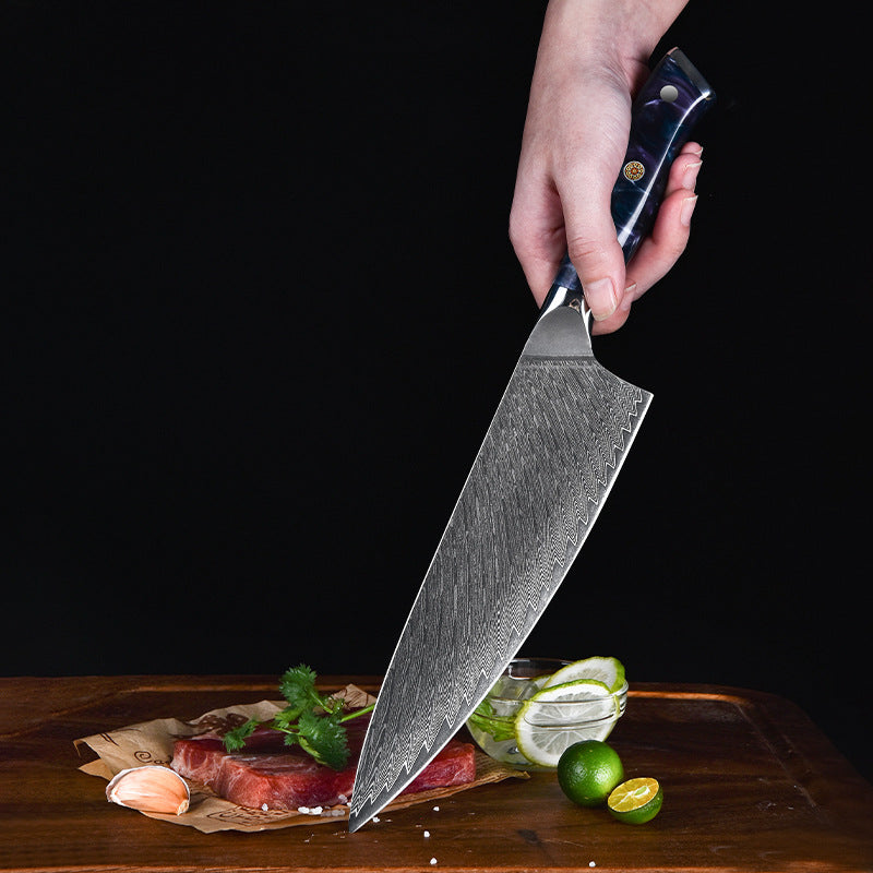 Steel Chef's Knife Kitchen Japanese Style