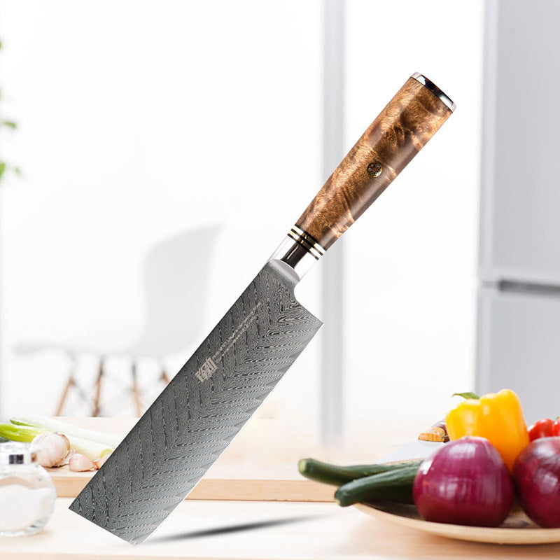 Sliced Fish Bone Pattern  Sushi Knife Exquisite Kitchen knife