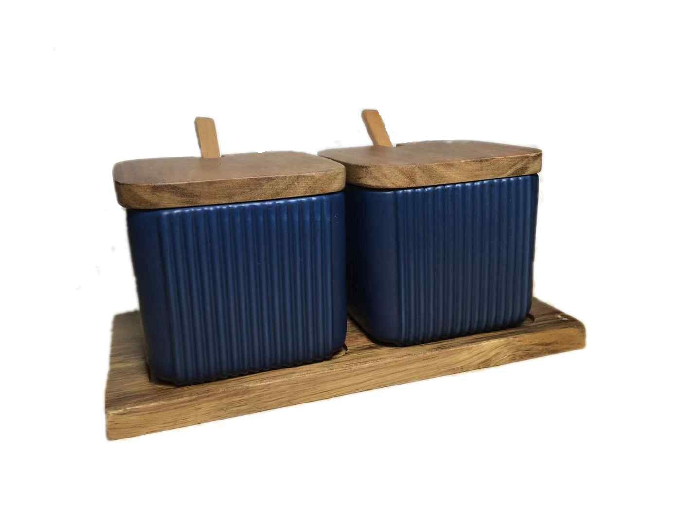Household Seasoning Box Ceramic Seasoning Jar Set