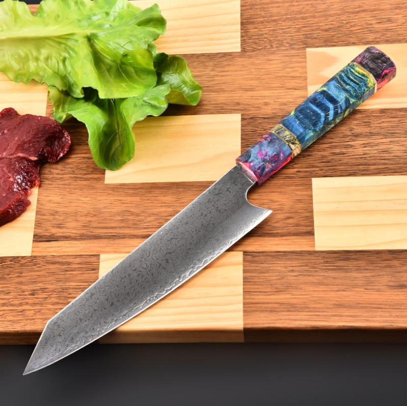 8 inch Damascus chef knife Cut knife Japanese fish knife Kitchen knife