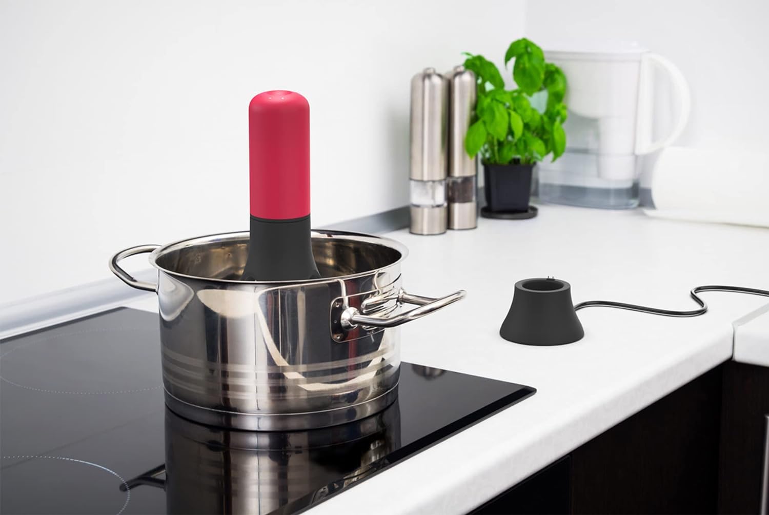 KD Unique Automatic Pan Stirrer - with Rechargeable USB Stand