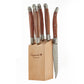 Stainless Steel Rosewood Wooden Handle Western Knife Steak Knife And Fork Set