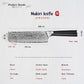 KD Nakiri Chef Knife, 7 Inch Japanese VG-10 Damascus Steel Knife with Gift Box