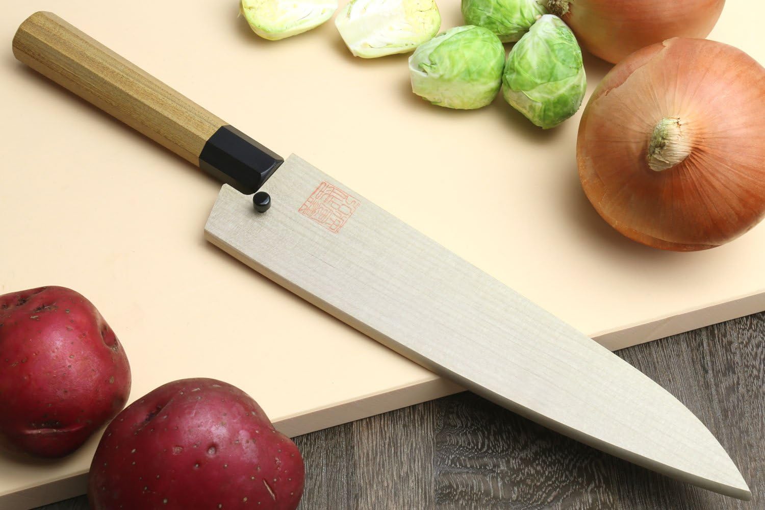 VG-10 46 Layers Hammered Damascus Japanese Chefs Knife 