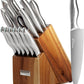 KD Kitchen Knife Sets with 360 Degree Rotating Block Different Color