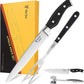 KD 15 Pcs German Steel Kitchen Knife Set Ultra Sharp Knives Set for Kitchen with Knife Sharpene