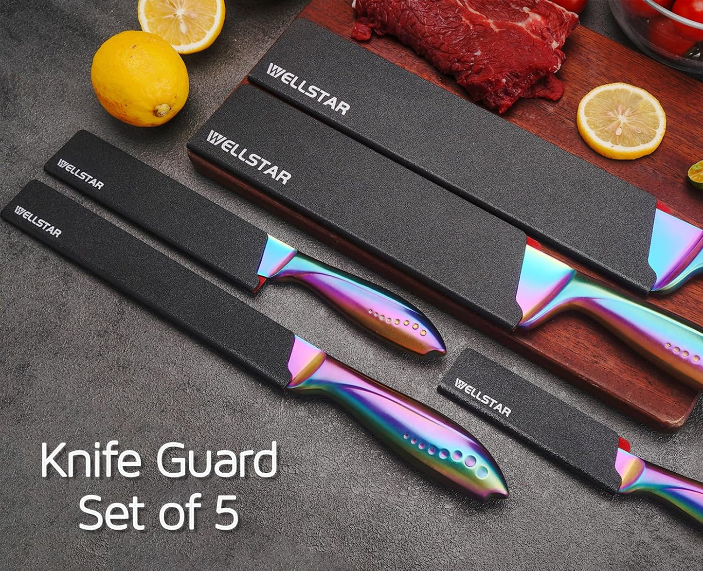 KD Knife Edge Guards Set, 5 Piece Universal Blade Covers