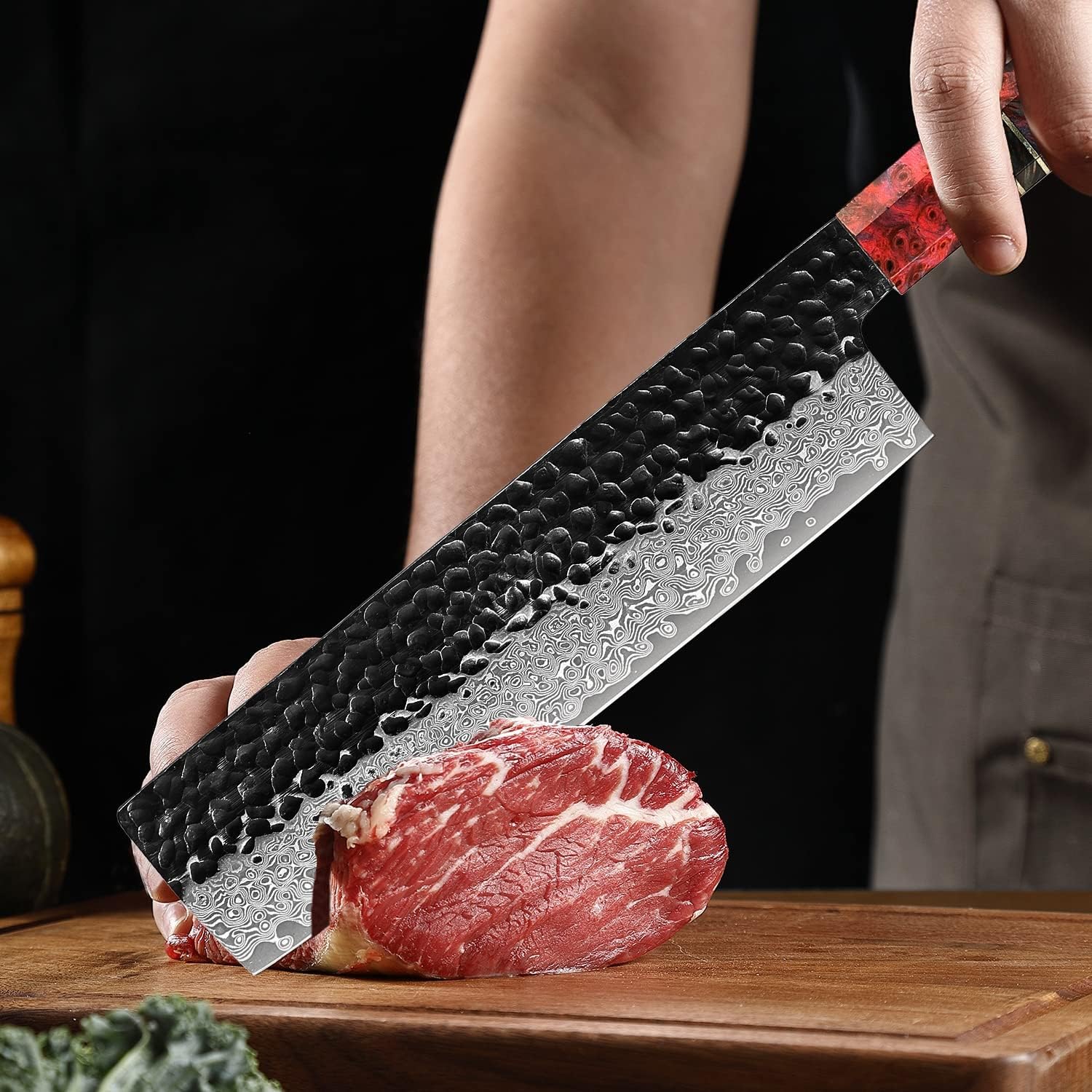 SHAN ZU Damascus Steel Knife 8 Inch VG10 67 Layer Kitchen chef