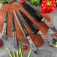 KD 19 PCS Stainless Steel Kitchen Knife Set with Block Sharp Blade