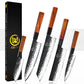 KD Japanese Kitchen Knives Chef Nakiri Knife Wooden Handle 