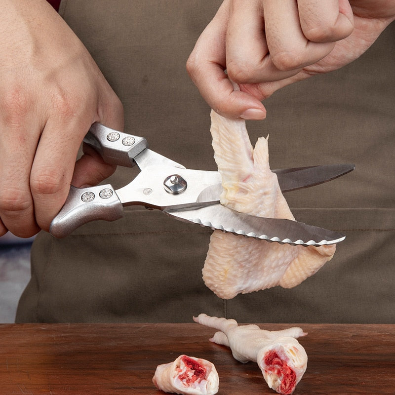 KD Chef Knife Shears Chicken Bones Scissors Kitchen Cooking Cutter