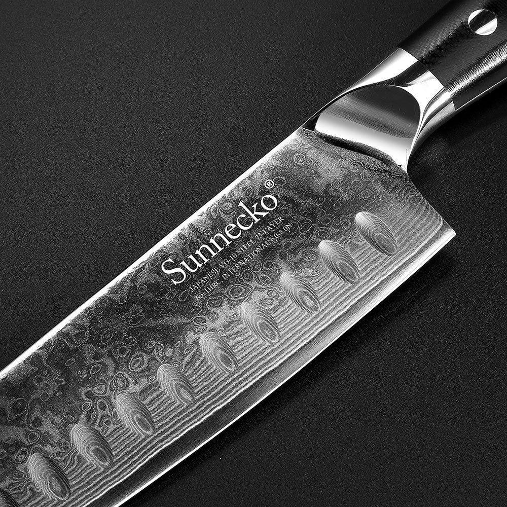Premium Santokumes Damascus Staal Keukenmessen - Knife Depot Co.