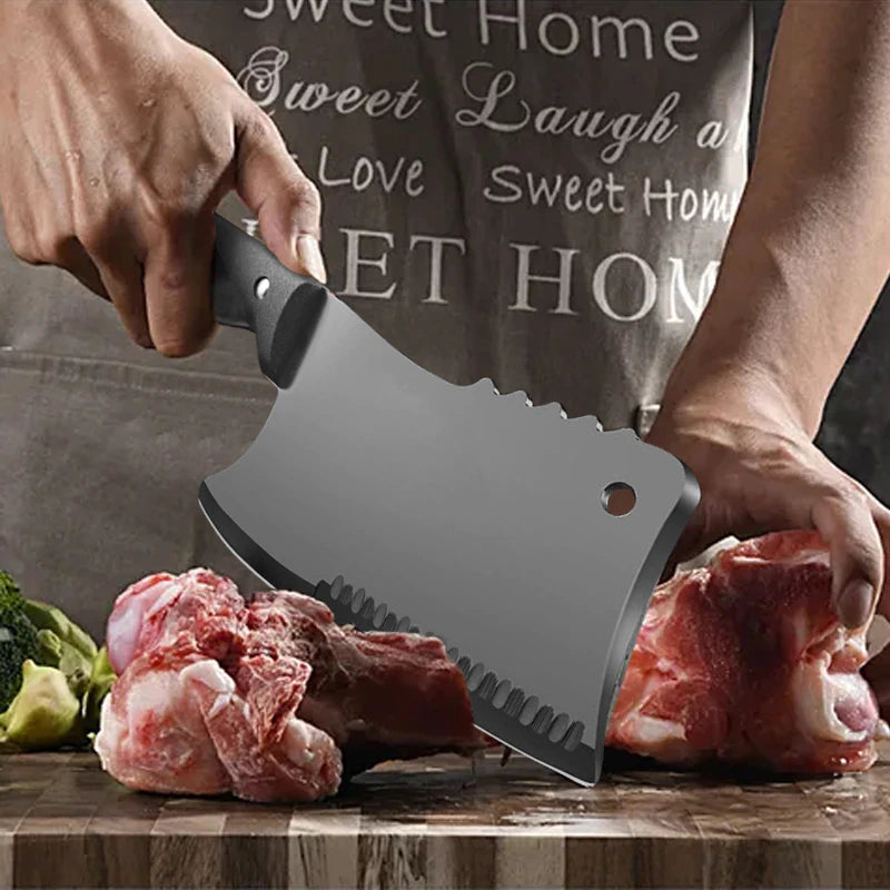Forged Heavy Duty Meat Cleaver for Meat Cutting Bone Chopping Vegetable  Slicing