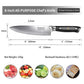KD 8" Chef's Knife Sharp Japanese Steel Blade Kitchen Knives