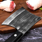 KD Handmade Forged Cleaver Bone Knife Chopper Knife Butcher Knife