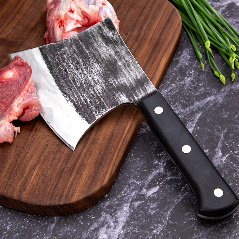1pc Sharp and Durable Forged Small Kitchen Knife Meat Cleaver