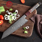 KD 8.2 Inch Japanese Damascus Steel Kiritsuke Knife Chef Knives