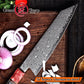 KD 8.2 Inch Japanese Damascus Steel Kiritsuke Knife Chef Knives