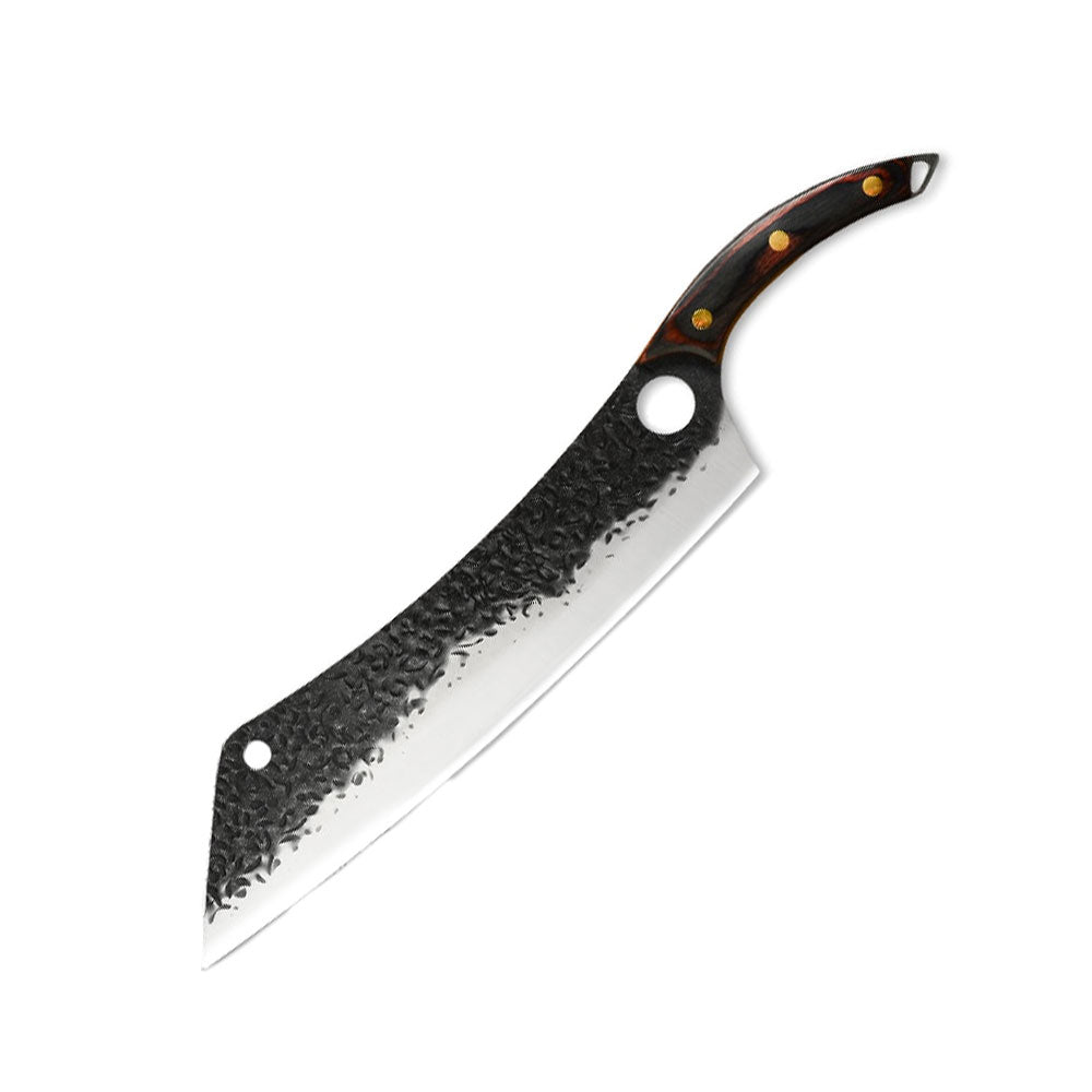 KD 12.5 Inch High Carbon Steel Chef Knife Cleaver Slicer Meat Knife