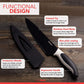 Professional Stainless Steel Kitchen Knife With Sheats, Cutting Board and Sharpener - Knife Depot Co.