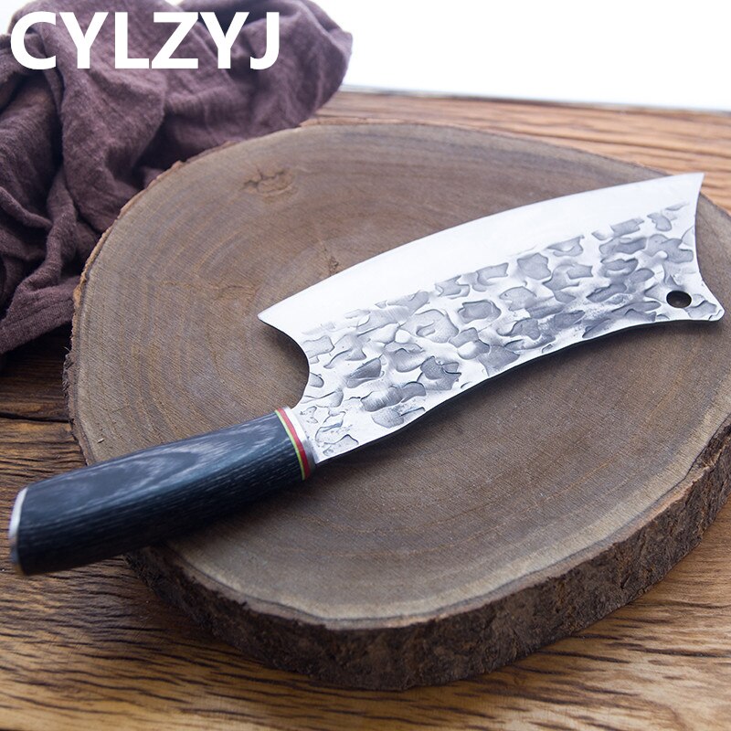 KD Forged Boning Knife Handmade Meat Cleaver Japanese High Carbon Steel Knife