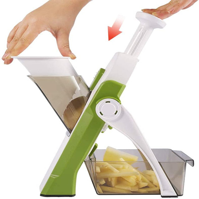 KD Vegetable Slicer Set 4 in 1 Handheld Electric Vegetable Cutter