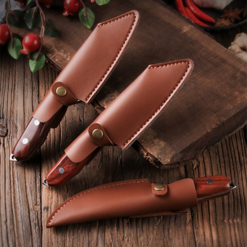 Boning Knife Stainless Steel Fishing Knives with Knife Cover