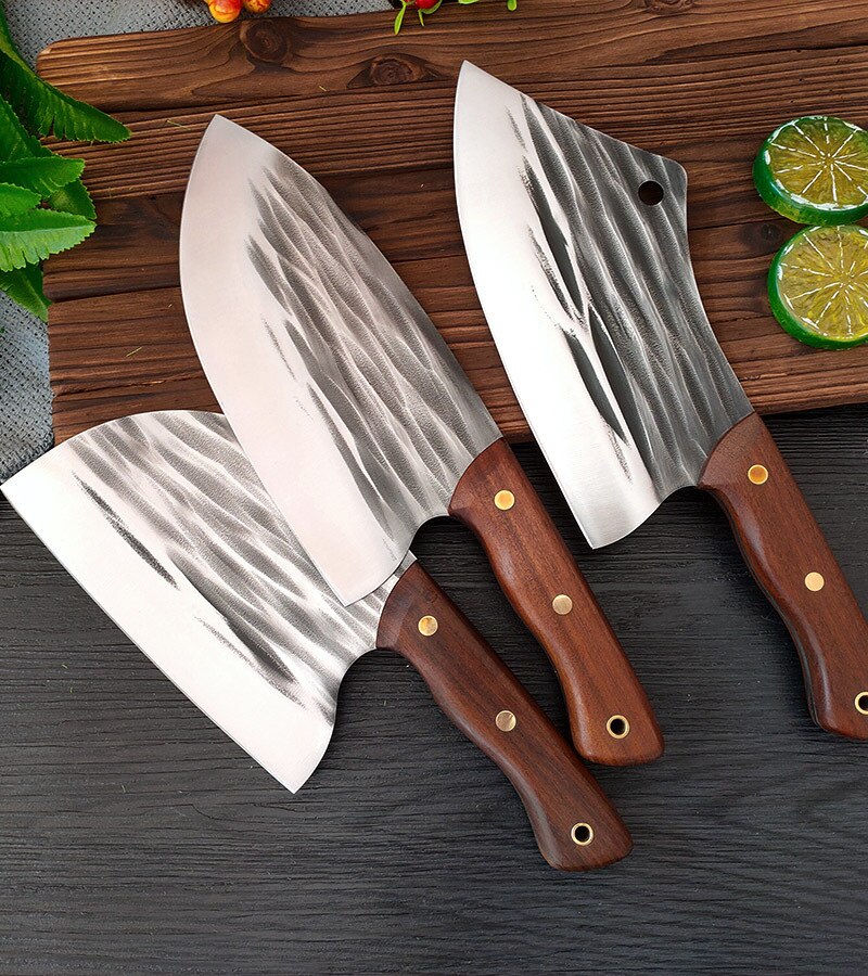 KD Forged Boning Knife Butcher Knife Kitchen Stainless Steel Meat Chopping Knife