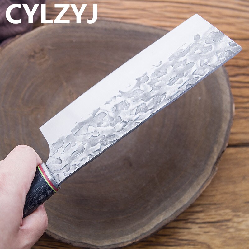 Dropship Kegani Meat Cleaver Knife Heavy Duty Hand Forged Butcher Knife,  High Carbon Steel Knife Chinese Cleaver With Full Tang Handle For Home  Kitchen Meat And Bone Cutting to Sell Online at